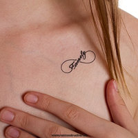 2 x Eternity Tattoo Set - 8-piece Infinty Symbol Tattoo Set (2)