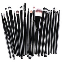 Elever Womens 20pcs Professional Powder Eyeshadow Eyeliner Lip Brush Tool Makeup Brushes Set