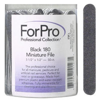 For Pro Mini Black Foam Boards 180/180 Grit, 3.5 Inch x .5 Inch, 50 Count