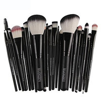 Chartsea 22 Piece Makeup Brushes Set Premium Kabuki Brushes Synthetic Foundation Blending Blush Face Eyeliner Shadow Brow Concealer Lip Brush Tool Beauty Collection Cosmetic Brushes Kit (Black)