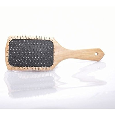 1 Pack Comb Hair Brush Wooden Wood Care SPA Massage Handle Natural Bamboo Anti-static Combo Pocket Long Round Holder Elegant Popular Beard Grooming Kids Travel Kit