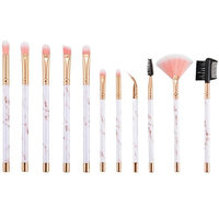 Kim88 Makeup Brushing Suit 11Pcs Marble Eye Brush Eyelash Blush Brush Makeup Tools