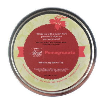 Heavenly Tea Inc. Heavenly Tea Leaves Pomegranate White Loose Leaf Tea Canister, 1.2 oz.