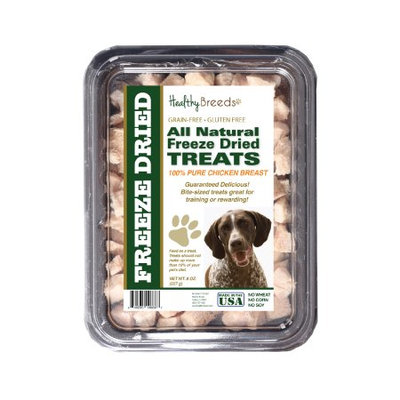 Healthy Breeds 840235146667 8 oz German Shorthaired Pointer All Natural Freeze Dried Treats Chicken Breast