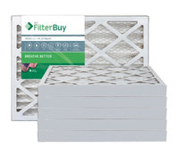 AFB Platinum MERV 13 18x22x2 Pleated AC Furnace Air Filter. Filters. 100% produced in the USA. (Pack of 6)