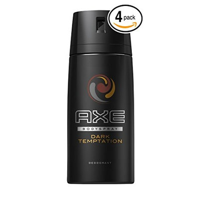 Axe Body Spray (Pack of 4, Dark Temptation)