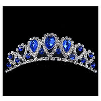 UDORA Flower Girl Crystal Tiara Kids Crowns Hair Jewelry Rhinestone Princess Headband for Wedding Party