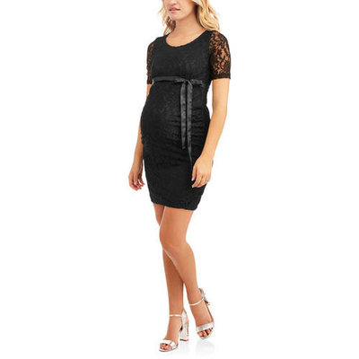 Maternity Floral Lace Dress