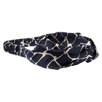 La-ta-da Fabric-Knot Navy Head Wrap