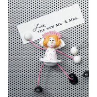 Weddingstar 8625-05 Love the New Mr. & Mrs. Confetti Cards- Pink Mist- pack of 48