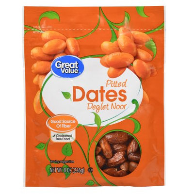 Great Value Grat Value Pitted Dates, 8 oz