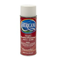 Wood Work 5 Pcs of Acrylic Gloss Spray 12 oz. Deco Art Americana Acrylic Sealer/Finisher