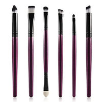 Esharing New 6Pcs Cosmetics Makeup Brush Set,Silky Soft for Lip Eyebrows Eyelashes Eyes and Cheeks Beauty Makeup