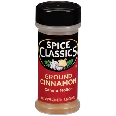 McCormick Spice Classics Cinnamon Ground, 2.37 OZ (Pack of 4)