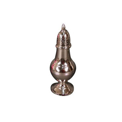 Lady Primrose Tryst Sugar Castor with Dusting Silk Nickleplated, 8 inches 3oz
