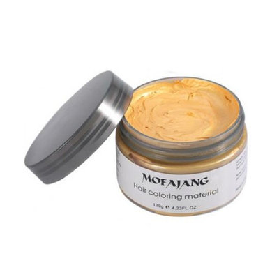 Hair Wax Style Mud, Temporary Color, Natural Dye Pomade, Washable, G
