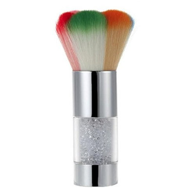 BESSKY Colorful Nylon Hair Nail Dust Brush Nail Art Dust Remover Brush Makeup Foundation Powder Brush Multifunction