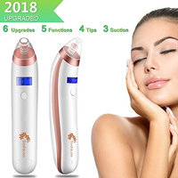 Vacuum Blackhead Remover Tool Kit Electric Blackhead Suction Tool Pore Acne Comedone Extractor Facial Pore Cleaner Suction Microdermabrasion Exfoliating Machine for Face Men Women Girl Boy Gift