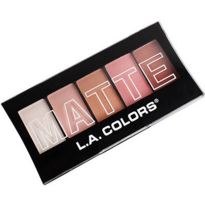 LA Colors Matte Eyeshadow, Pink Chiffon, 5 Ct