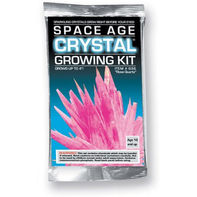 Kristal 636 Space Age Crystals Growing Kit Mylar Rose Quartz