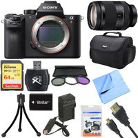 Sony a7R II Full-frame Mirrorless Interchangeable 42.4MP Camera 24-240mm Lens Bundle