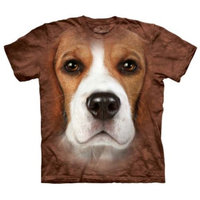 Beagle Face Adult T-Shirt by The Mountain - 10-3330