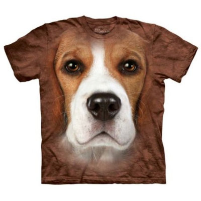 Beagle Face Adult T-Shirt by The Mountain - 10-3330