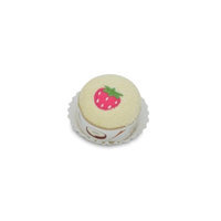Couture Towel CT-PAFC001402 13 x 13 in. Strawberry Cupcake Towel Vanilla & Pink