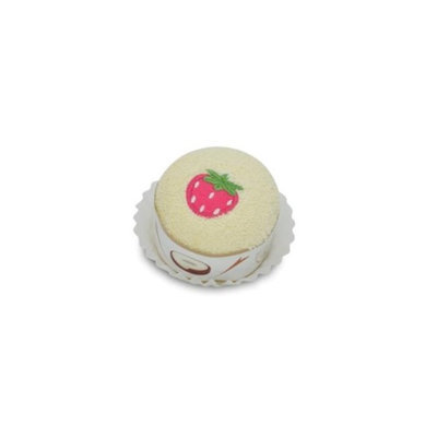 Couture Towel CT-PAFC001402 13 x 13 in. Strawberry Cupcake Towel Vanilla & Pink