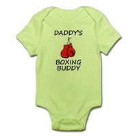 CafePress - Daddys Boxing Buddy Body Suit - Baby Light Bodysuit