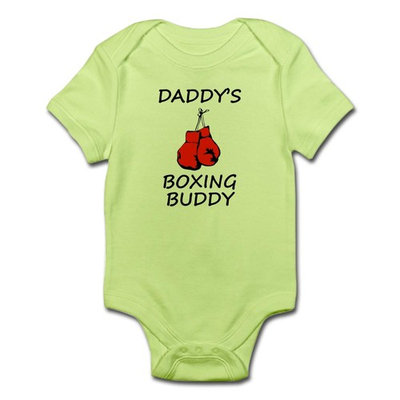 CafePress - Daddys Boxing Buddy Body Suit - Baby Light Bodysuit