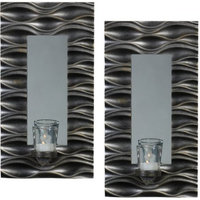 Elements 2-piece Mirror Wall Sconce Set