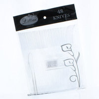 King Zak Ind Lillian Tablesettings 80249 Clear Knife Lillian Bag - 1152 Per Case