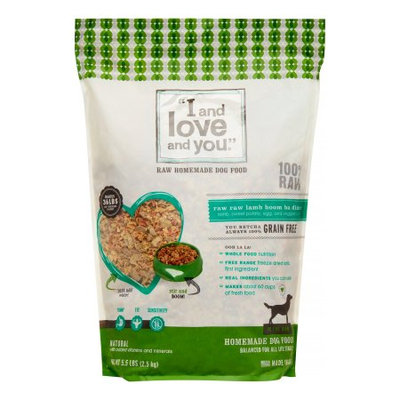 I and Love and You In the Raw Lamb Recipe Dehydrated Dog Food, 5.6 lbs.