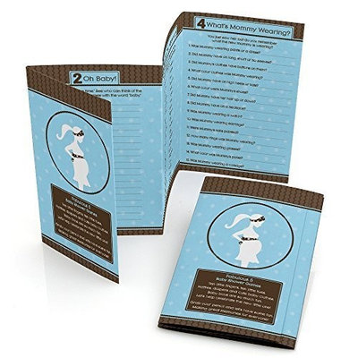 Mommy-To-Be Silhouette - It's A Boy - Baby Shower Games Pack - 5 Games in 1 - Fabulous 5 - Set of 12