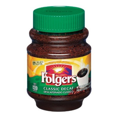 Folgers® Classic Medium Roast Instant Coffee - Decaf - 8oz