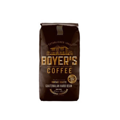 Boyer's Coffee Guatemalan Hard Bean Whole Bean Coffee, 12 oz