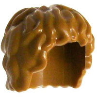 LEGO Dark Orange Wavy Hair Loose Hair