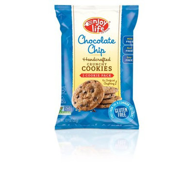 Enjoy Life Crunchy Cookie Snack Pack Chocolate Chip 2 Cookies (Pack of 12)