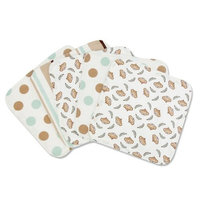 Trend Lab Set of 5 Wash Cloth, Morgan (Discontinued by Manufacturer)
