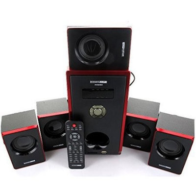 Acoustic Audio AA5103 5.1Channel 800W Home Theater Surround Sound Speaker System