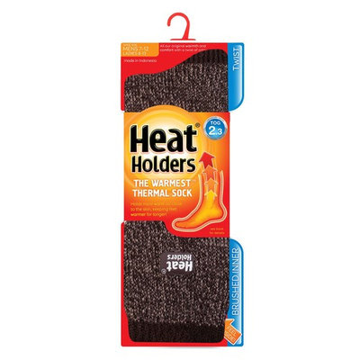 Grabber Heat Holders Men's Twist Crew Sock
