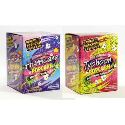 2-3pk Combo Hawaiian Hurricane & Typhoon Microwave Popcorn Gift Box