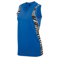Teamwork Athletic Apparel Women's Zebra Racerback Jersey