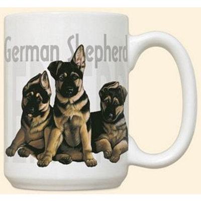 German Shepherd Puppies Mug by Fiddler's Elbow - C114FE