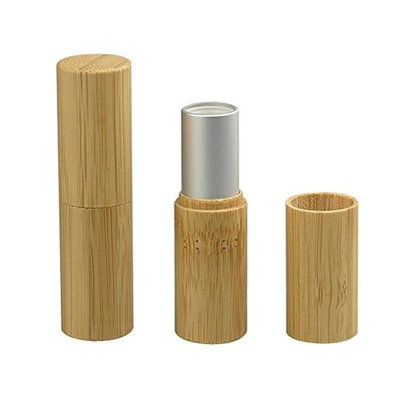 3PCS 5ML Empty Bamboo DIY Lipstick Lip Balm Gloss Tubes Holder Containers Crayon Chapstick Deodorant Tube Pipe Bottle Case For Cosmetic
