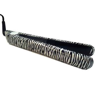 Premium Style - Hair Straightener Flat Iron - Ceramic Plates - Professional Grade - Zebra