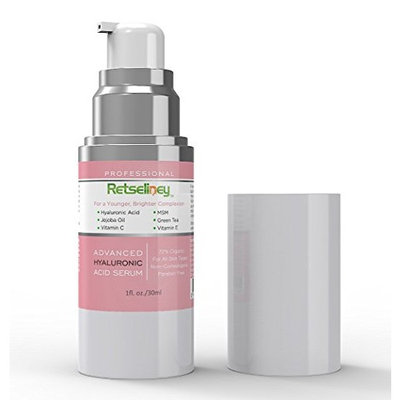 Retseliney Vegan Hyaluronic Acid Serum for Face, 1 ounce