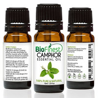 BioFinest Camphor Oil - 100% Pure Camphor Essential Oil - Premium Quality - Therapeutic Grade - Best For Aromatherapy - Soothe Muscle Ache, Boost Blood Circulation- FREE E-Book