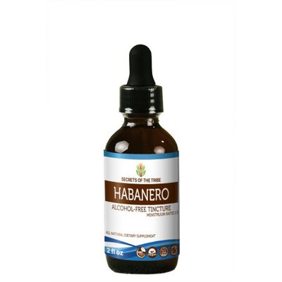 Nevada Pharm Habanero Tincture Alcohol-FREE Extract, Organic Habanero (Capsicum chinense) Dried Rinds and Fruit 2 oz